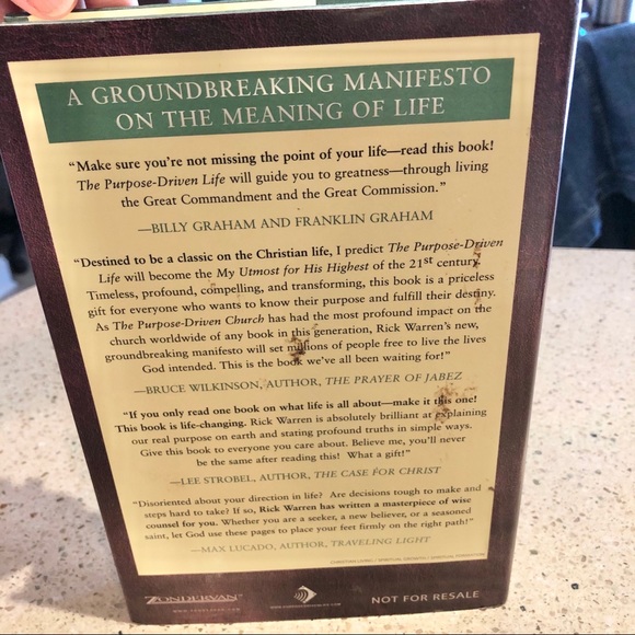 📚 3 for $10 The Purpose Driven Life book - Picture 2 of 4